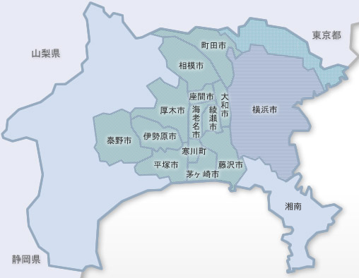神奈川県MAP